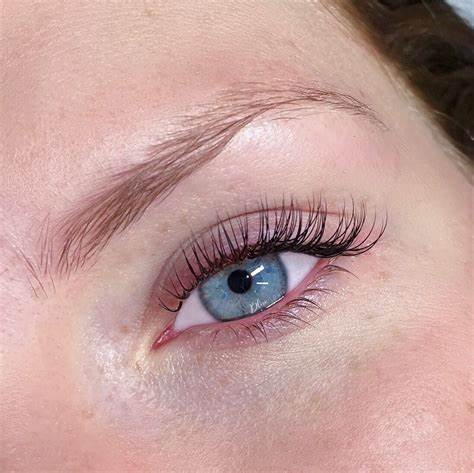 Natural eyelash extensions